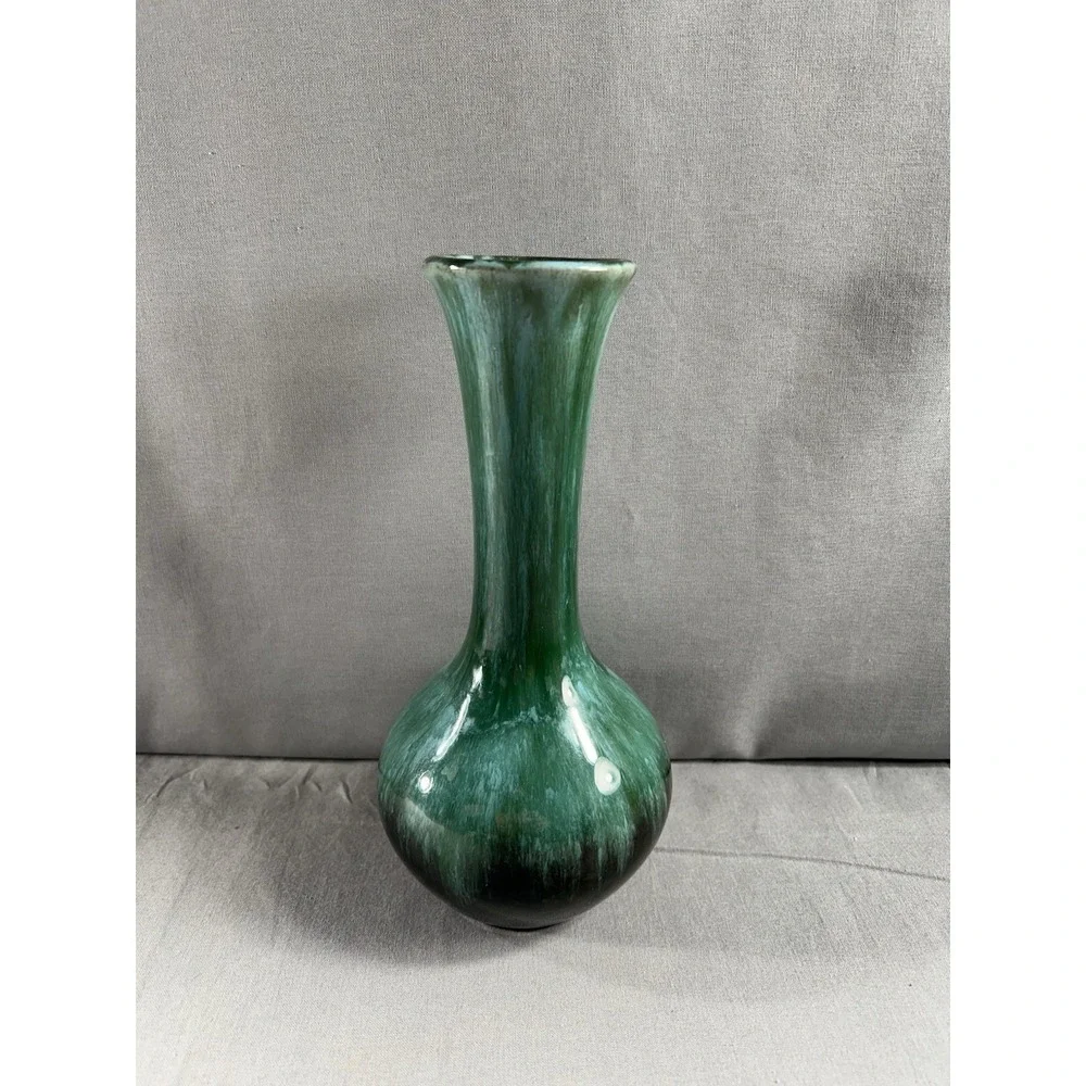 Vintage Blue Mountain Pottery Vase 8.25